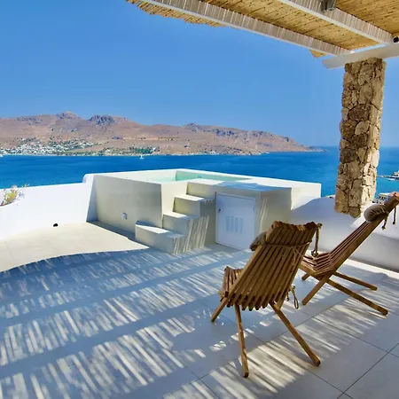 Leros Seaview House With Jacuzzi